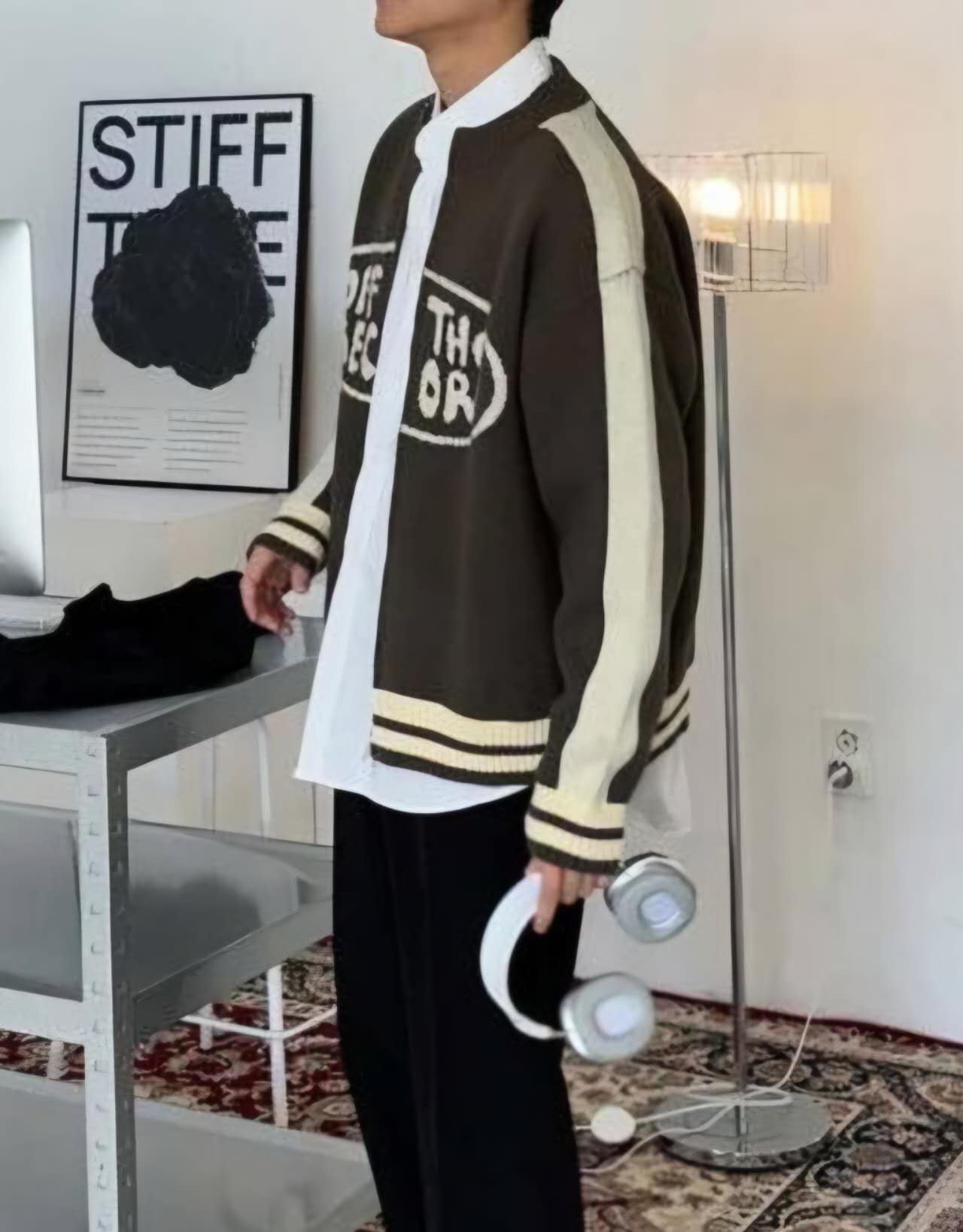 OFF THE RECORD插肩針織拉鍊外套 (四色)