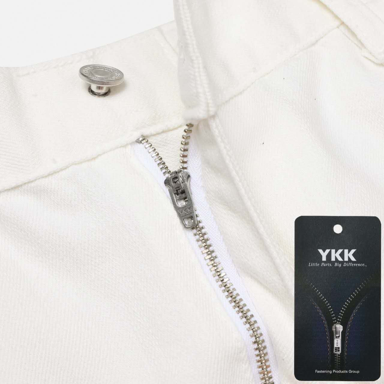 單褶寬鬆半鬆緊腰牛仔褲 (三色)