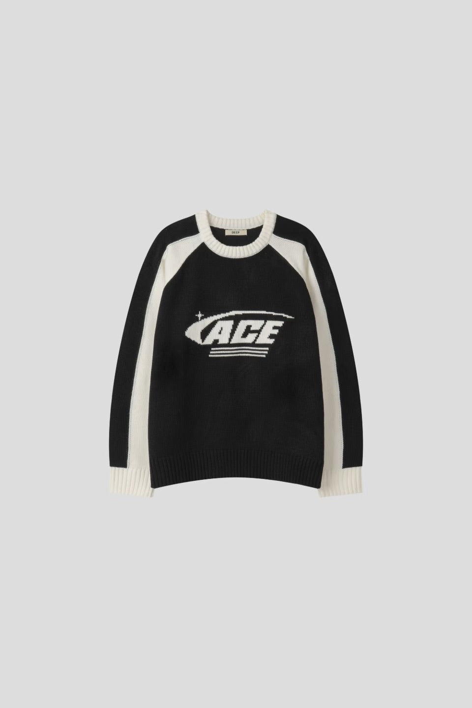 ACE 拼色針織衛衣 (三色)