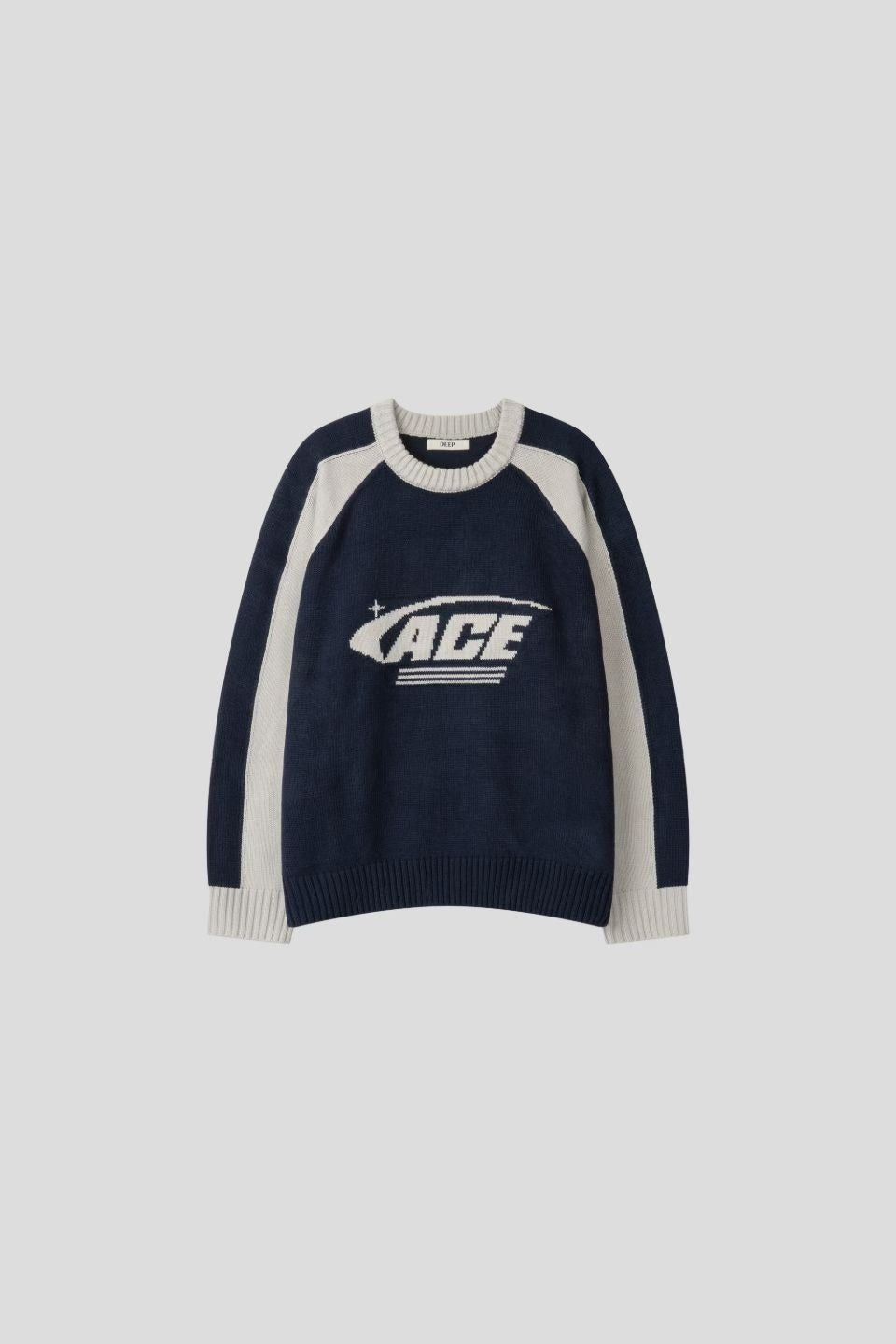 ACE 拼色針織衛衣 (三色)